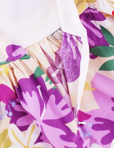 Miniatura 15 de Vestido de verano para niña, de algodón, con diseño floral