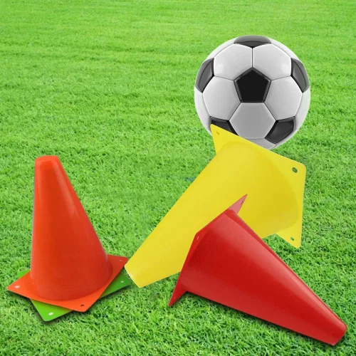 Miniatura 4 de Mirepty Conos de Tráfico de Plástico de 7 Pulgadas Marcador de Agilidad para Entrenamiento Deportivo para Fútbol, Patinaje, Fútbol Americano