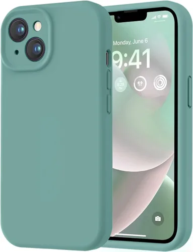 Miniatura 176 de LOVE 3000 Compatible con Funda para iPhone 15, [Cámara de Cobertura Completa de Silicona Suave] [Protección contra Caídas de 8 pies], Forro de Negro