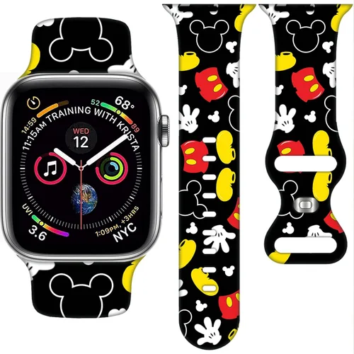 Miniatura 11 de Correa de Dibujos Animados Compatible con Apple Watch 38mm/40mm/41mm/42mm/44mm/45mm/46mm, Correas Lindas de Reemplazo para Apple Watch Series 10 9 8
