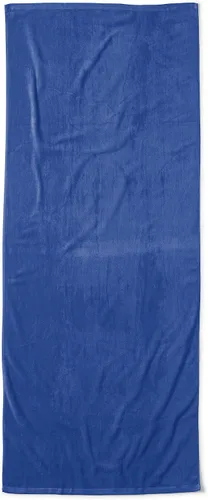 Lands' End Toalla de playa sólida azul cobalto oscuro 30" x 72"
