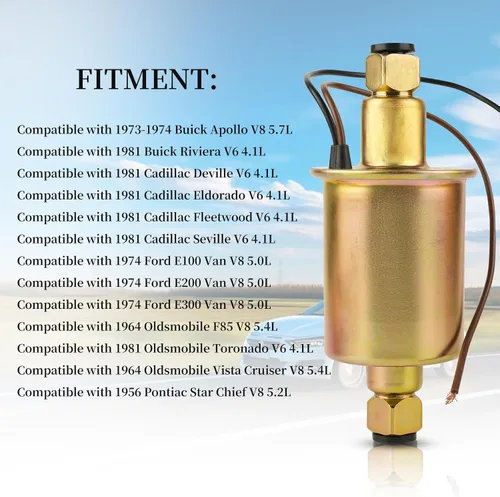 Miniatura 3 de Bomba de combustible eléctrica universal de 12 V, 5-9 PSI 30 GPH de gasolina y gasóleo, bomba de transferencia de combustible diesel para motor