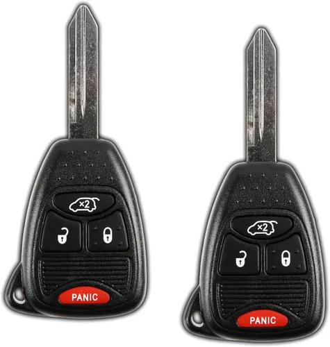 Miniatura 11 de KeylessOption Llavero para 2004 2005 2006 2007 2008 2009 2010 2011 2012 2013 2014 2015 2016 Chrysler 300 Dodge Durango Ram Jeep Cherokee Remote, 4