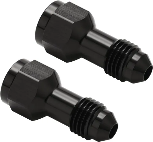 Miniatura 7 de 12AN Female Flare to 12AN Male Flare Extension Fitting Adapter Straight Aluminum Black Negro