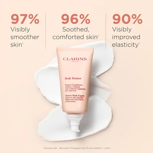 Miniatura 10 de Clarins Aceite de tratamiento corporal tónico Cuidado del embarazo de estrías La elasticidad de la piel se mejora después de 28 días* Firmas
