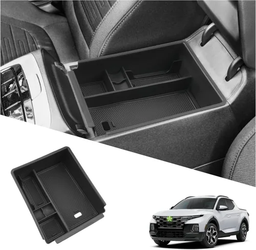 Miniatura 21 de Organizador de consola inferior compatible con Nissan Rogue (S/SL/SV/Platinum) 2021 2022 2023 2024 2025 2026 Nissan Rogue (S/SL/SV/Platinum) Bandeja