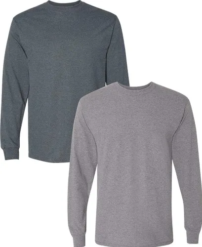 Miniatura 37 de Gildan - Camiseta DryBlend de manga larga para adulto, estilo G8400, paquete de 2