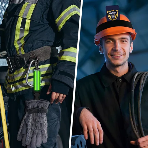 Miniatura 7 de 4 herramientas de bombero, incluye 2 bandas para casco de bombero, 2 correas para guantes, banda para casco de bombero, correa de seguridad
