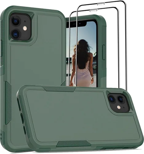 Miniatura 199 de Jeylly Funda para iPhone SE/Funda para iPhone 5S, Exterior de Plástico Duro que Absorbe Golpes + Interior de Silicona de Goma Defensor contra