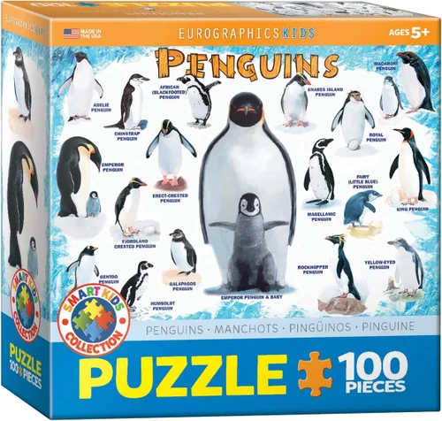 Pingüinos - Rompecabezas de 100 piezas