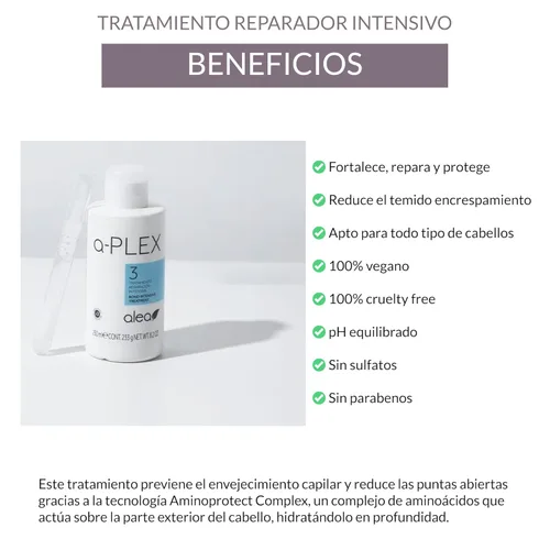Miniatura 3 de ALEA - Tratamiento Reparador de Cabello Dañado - Tratamiento Reparador Intensivo A-Plex Nº3 - 8.5 fl oz - Apoya la Fuerza, Reparación y Protegerlo