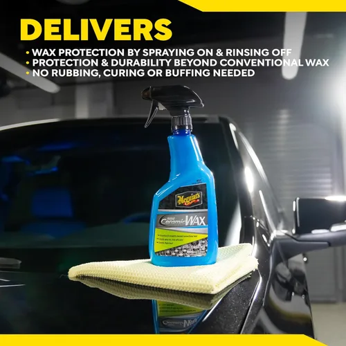 Miniatura 10 de Meguiar's G190526 - Cera híbrida de cerámica, 26 onzas