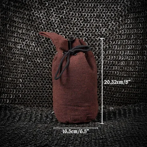 Miniatura 4 de Mythrojan Riñonera con cordón para renacimiento, accesorios para disfraz, bolsa de joyería