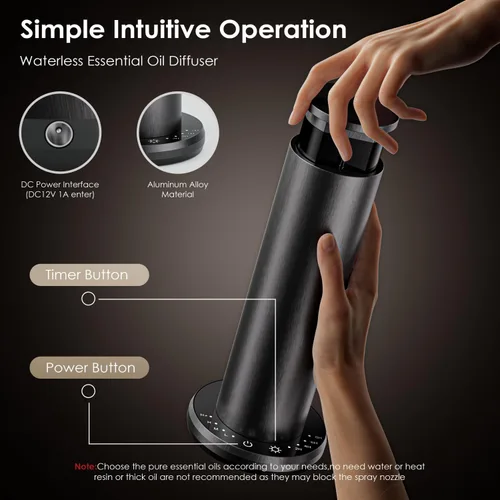Miniatura 7 de Difusor de aceite esencial sin agua, difusores de aromaterapia, difusores de aroma para el hogar, habitación grande, difusor de aroma de hotel, 1000