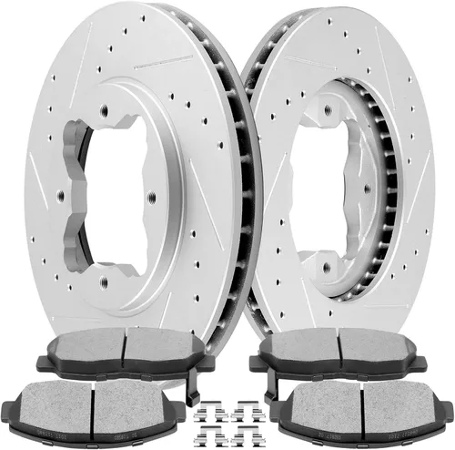 Miniatura 11 de Kit de Frenos SCITOO para Delantero Rotores de Freno y Pastillas de Freno Cerámicas para 2006-2008 para Dodge para Ram 1500, 2003-2008 para Dodge