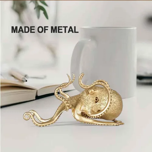 Miniatura 3 de Soporte de pulpo para teléfono celular, soporte multifuncional de pulpo, soporte para teléfono, soporte para bolígrafo, estatua de pulpo, escultura