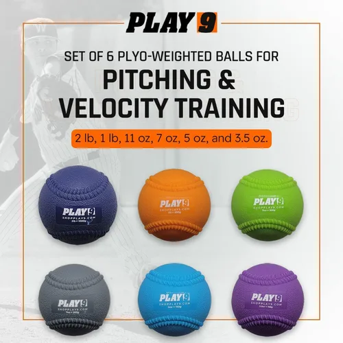Miniatura 2 de Plyometric Baseballs - Weighted Balls for Baseball - Arm Care, Velocity, and Strength Training - Weighted Baseballs for Throwing and Stretching