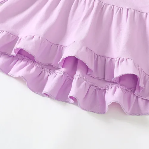 Miniatura 75 de Kucnuzki Conjunto de ropa para bebé niña pequeña, camisa de manga con volantes, pantalón floral, ropa de otoño e invierno para niña