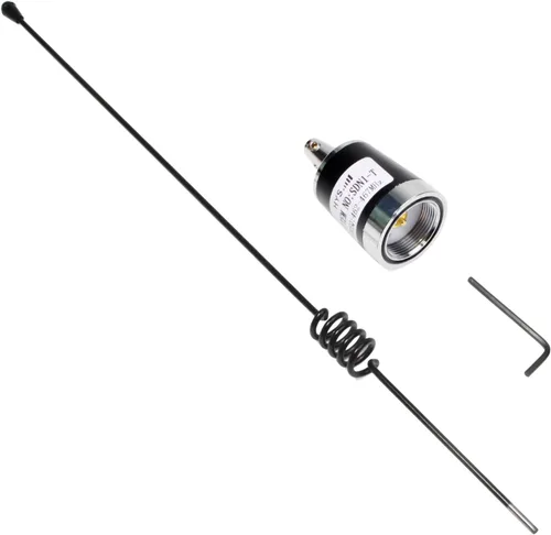 Miniatura 7 de HYS Antena de látigo Amateur UHF NMO de 17.7 pulgadas, 3.5dBi 462MHz–467MHz, W/13ft RG58 Cable coaxial techo NMO Montaje Antena con UHF MALE/PL259/L