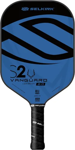 Miniatura 29 de Selkirk Sport Vanguard - Paleta híbrida de pickleball de fibra de carbono con núcleo de polipropileno X5, raquetas de pickleball 1.0 Rojo