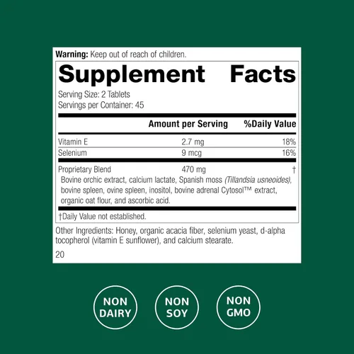 Miniatura 2 de Standard Process Cataplex E2 - Suplemento de vitamina E y selenio para la salud cardiovascular y celular - Soporte antioxidante para la salud