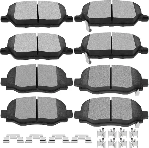 Miniatura 18 de SCITOO - Juego de pastillas de freno de cerámica, 8 pastillas de freno para Honda CR-V 2002-2004, 2003-2011 para Honda Element