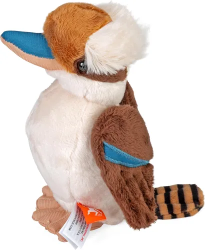 Miniatura 3 de Wild Republic Pocketkins Eco Kookaburra, animal de peluche, 5 pulgadas, hecho de materiales reciclados, respetuoso con el medio ambiente