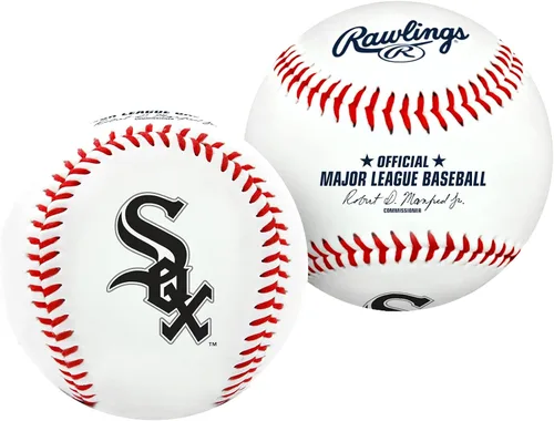 Miniatura 24 de Rawlings Béisbol oficial de la MLB 2026 con logo del equipo Todos los 30 equipos de la MLB disponibles