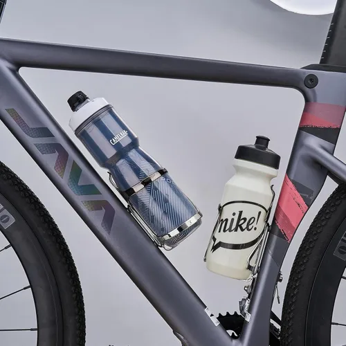Miniatura 6 de Corki Cycles - Soporte para botella de agua de aleación de aluminio para bicicleta de entrada derecha e izquierda, para bicicletas de carretera