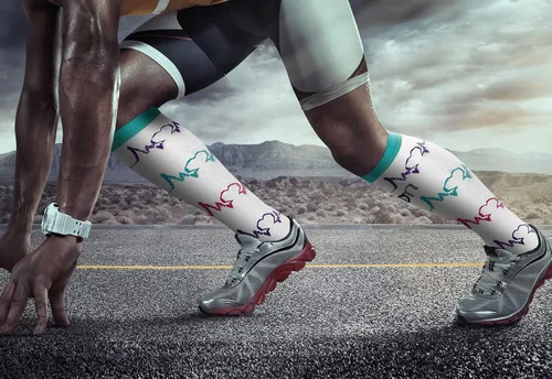 Miniatura 2 de QUXIANG Calcetines de compresión de cobre para mujeres y hombres de circulación 8 pares Lo mejor para correr y ciclismo atlético 15-20 mmHg Cobre