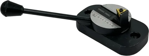 Miniatura 10 de Accesorio de torno de bola -Base ovalada con escala de tamaño-Broca doble Herramienta de torneado de radio de esfera de metal convexo y cóncavo Se