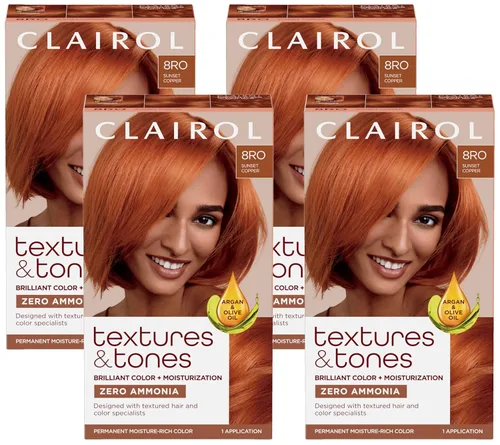 Miniatura 16 de Clairol Textures & Tones - Tinte permanente para el cabello, color de cabello negro sedoso 1B, paquete de 1 unidad 1B negro sedoso