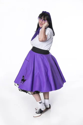 Miniatura 4 de Hip Hop 50's Shop Cinturón elástico de 3 pulgadas de ancho estilo años 50 para mujer, tallas junior y grandes, hecho a mano en los Estados Unidos