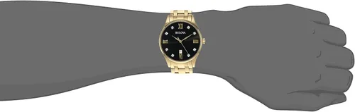 Miniatura 13 de Bulova Reloj clásico de acero inoxidable para hombre con diamantes y fecha de día
