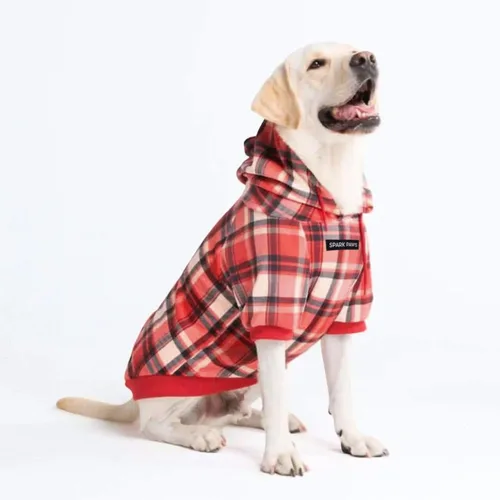 Miniatura 99 de Spark Paws Sudadera con capucha para perro, suéter de primera calidad para perros pequeños, medianos y grandes Trajes cálidos para bulldogs