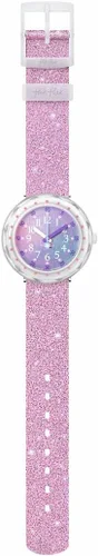 Miniatura 2 de Flik Flak PEARLAXUS Reloj unisex para niños (Modelo ZFCSP107), rosa