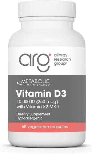Metabolic Maintenance Vitamina D3 10000 UI - Proporciona 250 mcg de vitamina D3 - Apoya la fuerza ósea, el equilibrio inmunológico y el bienestar