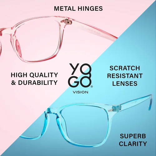 Miniatura 3 de Yogo Vision Blue Light Blocking Computer Glasses Anti Glare Reduce Eyestrain Eyeglasses for Men and Women