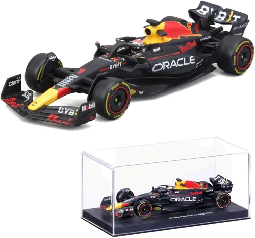 Miniatura 12 de 1:43 2023 F1 RB19 No. #1 Max Verstappen F1 No. #11 Sergio Pérez Formula Racing Aleación Coche Diecast Modelo (RB19 No.#1)
