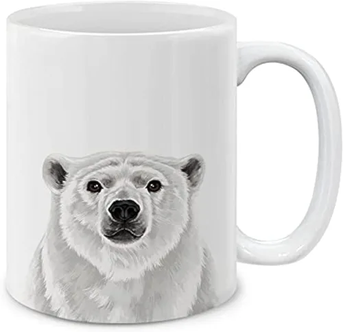 Miniatura 12 de MUGBREW Taza de té de cerámica linda de alpaca de 11 oz
