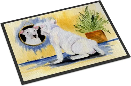 Miniatura 374 de Caroline's Treasures SS8220MAT - Felpudo afgano de 18 x 27 pulgadas, para interiores y exteriores, para entrada, antideslizante, lavable, de pelo