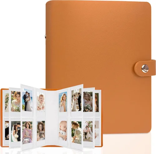 Miniatura 21 de Álbum de fotos de piel sintética de 320 bolsillos para Fujifilm Instax Mini, fotos Polariod de 2 x 3 pulgadas, libro de fotos con caja de regalo