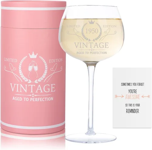 Miniatura 18 de Regalos de cumpleaños número 30 para mujer, copa de vino vintage grabada de 1996 para ella, regalos de cumpleaños de 30 años para mujeres, idea