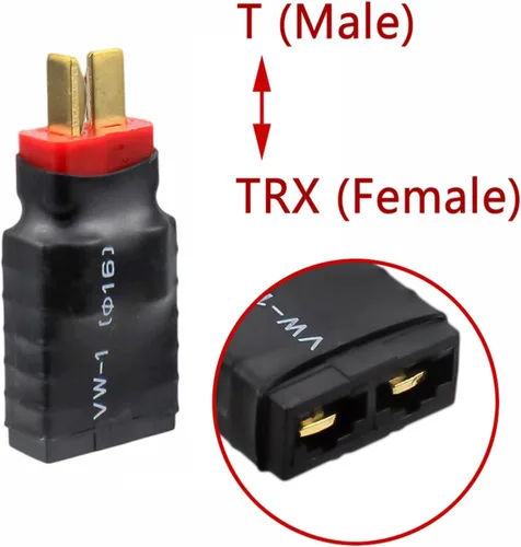 Miniatura 4 de 4 PCS macho Deans T Plug a macho hembra adaptador conector RC cargador de batería adaptador