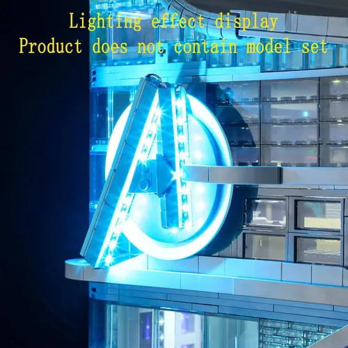 Miniatura 6 de GEAMENT Kit de luces LED compatible con Lego Avengers Tower 76269 (juego de modelos no incluidos)