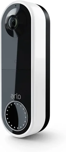 Arlo Essential - Timbre de video sin cables - Video HD, visión de 180°, visión nocturna, audio bidireccional, directo a Wi-Fi, sin necesidad de