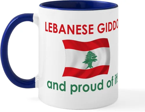 Miniatura 27 de CafePress #1 - Taza de café de cerámica libanesa de 11 oz (11.0 fl oz)