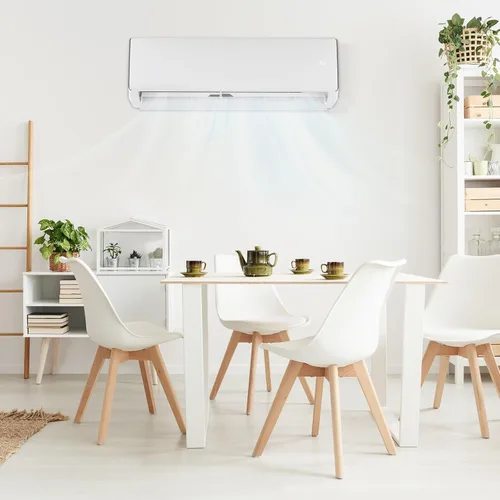 Miniatura 7 de Bonnlo Aire acondicionado y calentador mini split habilitado para Wifi de 17000 BTU, 17 SEER2 230 V inversor de pared sin conductos, unidad de CA