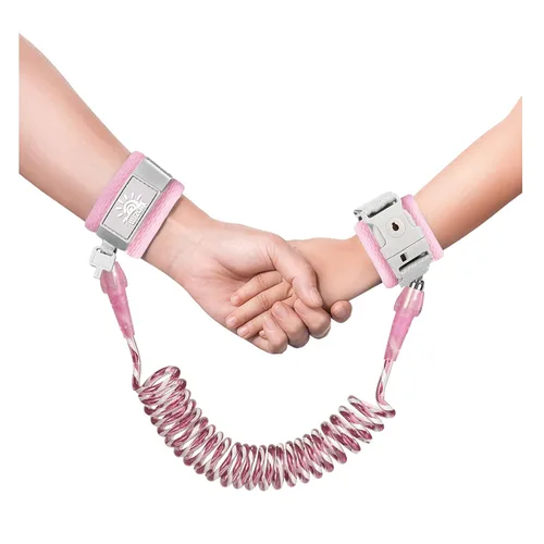 Miniatura 10 de Arnés para niños pequeños, correa para caminar, con eslabones de muñeca antipérdida para niños, arnés de seguridad para niños, mejorado con Negro