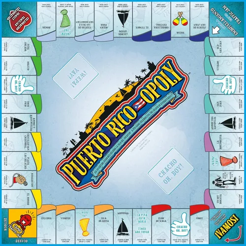Miniatura 4 de Late for The Sky Puerto RICO-OPOLY - Juego de mesa bilingüe, cultura puertorriqueña para mayores de 8 años, 2 a 6 jugadores, fichas coleccionables